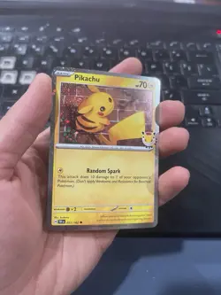 Pokemon Pikachu 051 /162 Stamped 2026 Pokemon Day 30 Promo TCG DOUBLE SWIRL - Image 3