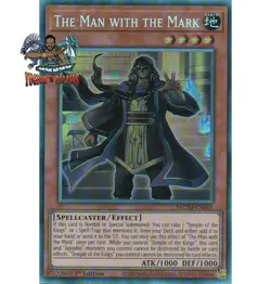 Yugioh! 1x The Man with the Mark MZTM-EN001 Collector's Rare 1st Ed NM - Image 1