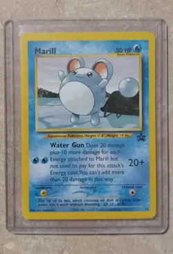 2000 Pokemon Marill 29/53 Wotc Black Star Promo Regular NrMt Or Better. Centered - Image 1