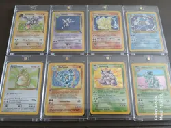 Pokemon Base Set HOLO LOT OF 8 LP Condition - Image 1