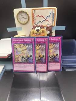 3x Dimensional Barrier - SDAZ-EN039 - Common Yugioh Playset - Image 1