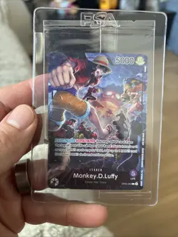 Monkey.D.Luffy (PSA Magazine) OP05-060 One Piece Promotion Cards Foil SEALED - Image 1