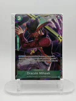 Dracule Mihawk ST12-003 SEALED SR FOIL (Illustration Box Vol. 4) One Piece ENGL - Image 1