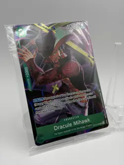 Dracule Mihawk ST12-003 SEALED SR FOIL (Illustration Box Vol. 4) One Piece ENGL - Image 2