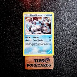 Black Kyurem XY160 Promo Holo XY Evolutions Pokemon Trading Card Near Mint - Image 1