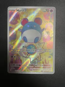 Marill Full Art Holo Pokemon Card 232/217 70 HP Ascended hero’s set - Image 1
