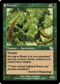 Brawn x4 Judgment MtG NM pack-fresh - Image 1