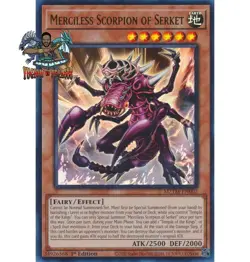 Yugioh! 1x Merciless Scorpion of Serket MZTM-EN002 Ultra Rare 1st Ed NM - Image 1