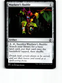 Wayfarer's Bauble 222 Commander Adventures in Forgotten Realms MTG LP - Image 1