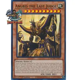 Yugioh! 1x Anubis the Last Judge MZTM-EN003 Ultra Rare 1st Ed NM - Image 1