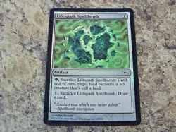 Foil - Lifespark Spellbomb - Magic the Gathering MTG Mirrodin - Image 1