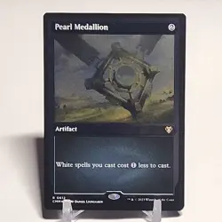 MTG Pearl Medallion (Foil Etched) Commander Masters Foil - Image 1