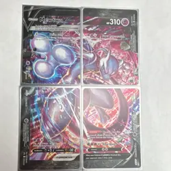 Pokemon Mewtwo V-UNION 4-Card Set V-UNION Holo English TCG - Image 1
