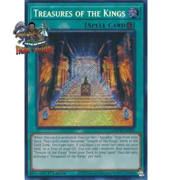 Yugioh! 1x Treasures of the Kings MZTM-EN006 Secret Rare 1st Ed NM - Image 1