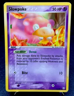Slowpoke 76/109 MP Non Holo Team Rocket Returns Pokemon Card! - Image 1