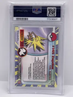 2000 Pokemon Topps Chrome Zapdos #145 PSA 10 GEM MINT Series 2 - Image 2