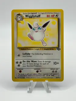Wigglytuff 32/64, Jungle Set, Pokemon TCG, WOTC, Vintage 1999, Non Holo Rare, MP - Image 1