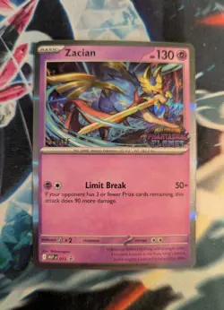 Zacian MEP 015 STAFF - Pokemon TCG Phantasmal Flames Promo NM - Image 1