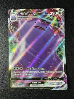 2021 Pokemon Sword & Shield Shining Fates Ditto VMAX #051/072 - Image 1