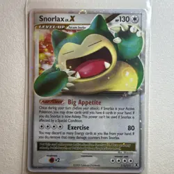 Pokemon TCG Snorlax LV.X Rising Rivals Holo Ultra Rare 111/111 130 HP - Image 1