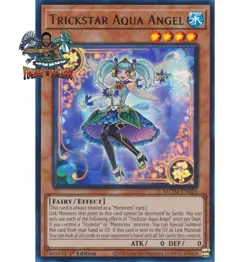 Yugioh! 1x Trickstar Aqua Angel MZTM-EN026 Ultra Rare 1st Ed NM - Image 1