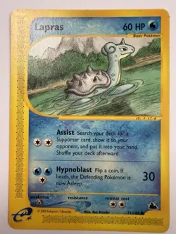 2003 Pokemon Lapras 71/144 Skyridge Regular HP - Image 1