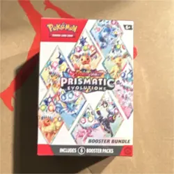 Pokemon Scarlet & Violet Prismatic Evolutions Booster Bundle Box 6 Packs English - Image 1