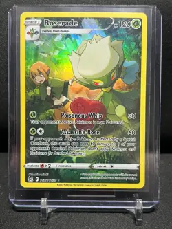 Roserade TG02/TG30 Trainer Gallery Rare Holo Pokemon 2022 Lost Origin NM - Image 1