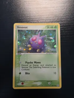 Venonat - 84/112 - Pokemon Ex FireRed LeafGreen Reverse Holo LP - Image 1