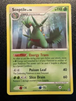 Sceptile 10/100 Stormfront 2008 Pokemon TCG Non-Holo Rare - Image 1
