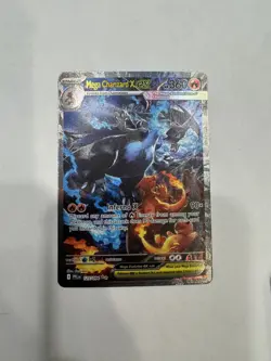 2025 Pokemon Phantasmal Flames Mega Charizard X ex Secret Rare #125/094 - Image 1