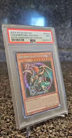 PSA 9 MINT Chaos Emperor Dragon-Envoy of the End IOC-EN000 25th Anniversary 2023 - Image 4
