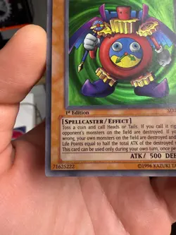 Yugioh Time Wizard MRD-065 Ultra Rare 1st Edition North American English - Image 5