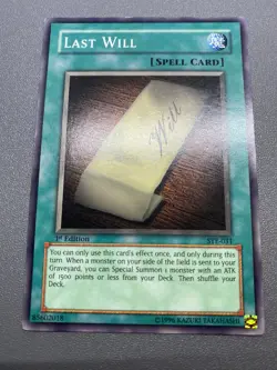 Yu-Gi-Oh! Last Will Common 1st Edition SYE-031 HP - Image 1