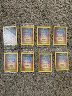 8 Pokemon TCG Ancient Mew Sealed 2000 Movie Promo Holo Rare Cards - Image 4