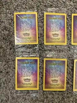 8 Pokemon TCG Ancient Mew Sealed 2000 Movie Promo Holo Rare Cards - Image 5