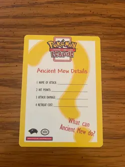 Pokemon card Ancient Mew promo mint - Image 3