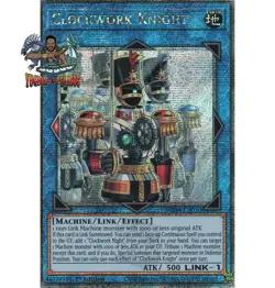 Yugioh! 1x Clockwork Knight SUDA-EN050 Quarter Century Secret Rare 1st Ed NM - Image 1