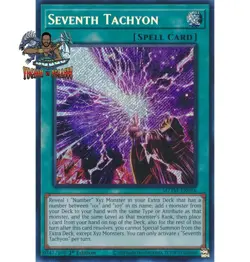 Yugioh! 1x Seventh Tachyon MZTM-EN016 Secret Rare 1st Ed NM - Image 1