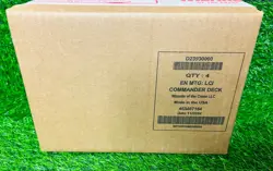 MTG Lost Caverns of Ixalan Commander Deck Display Case Sealed 4 Decks - Image 1