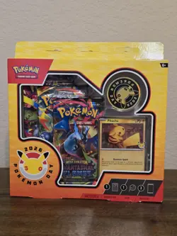 LOT OF 3 - TCG Pokemon Day 2026 Collection Boxes - Factory Sealed - Pikachu Coin - Image 4