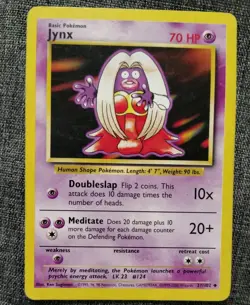 Pokemon TCG Jynx 1st Edition Shadowless Base Set - Image 1