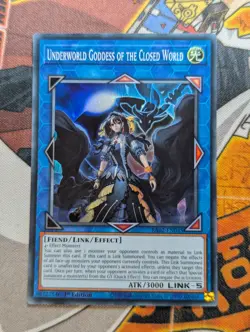 Underworld Goddess of the Closed World RA02-EN045 Super Rare Yugioh - Image 1