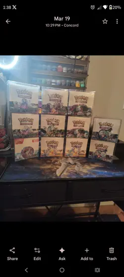 Pokemon TCG Sealed Booster Box Lot 9 Boxes Obsidian Flames Paradox Rift More - Image 2