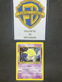 POKEMON SET BASE 1° EDIZIONE DROWZEE COMUNE 49/102 NM - Image 1