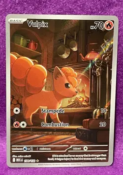 ✨Vulpix 138/132 Mega Evolution Full Art Holo Pokemon TCG✨ - Image 1