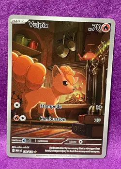✨Vulpix 138/132 Mega Evolution Full Art Holo Pokemon TCG✨ - Image 2