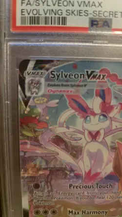 PSA 10 Sylveon VMAX (Alternate Art Secret) 212/203 Evolving Skies Pokemon TCG - Image 3