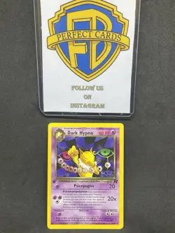 POKEMON ROCKET 1 EDIZIONE DARK HYPNO NONHOLO 26/82 LP- ITA - Image 1