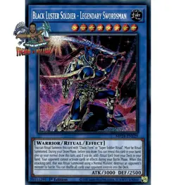 Yugioh! 1x Black Luster Soldier - Legendary Swordsman MP24-EN129 PScR 1st Ed NM - Image 1